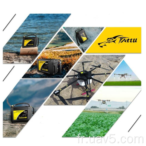 Agriculture pulvérisateur drone batterie tattu 12s 15c 16000mah